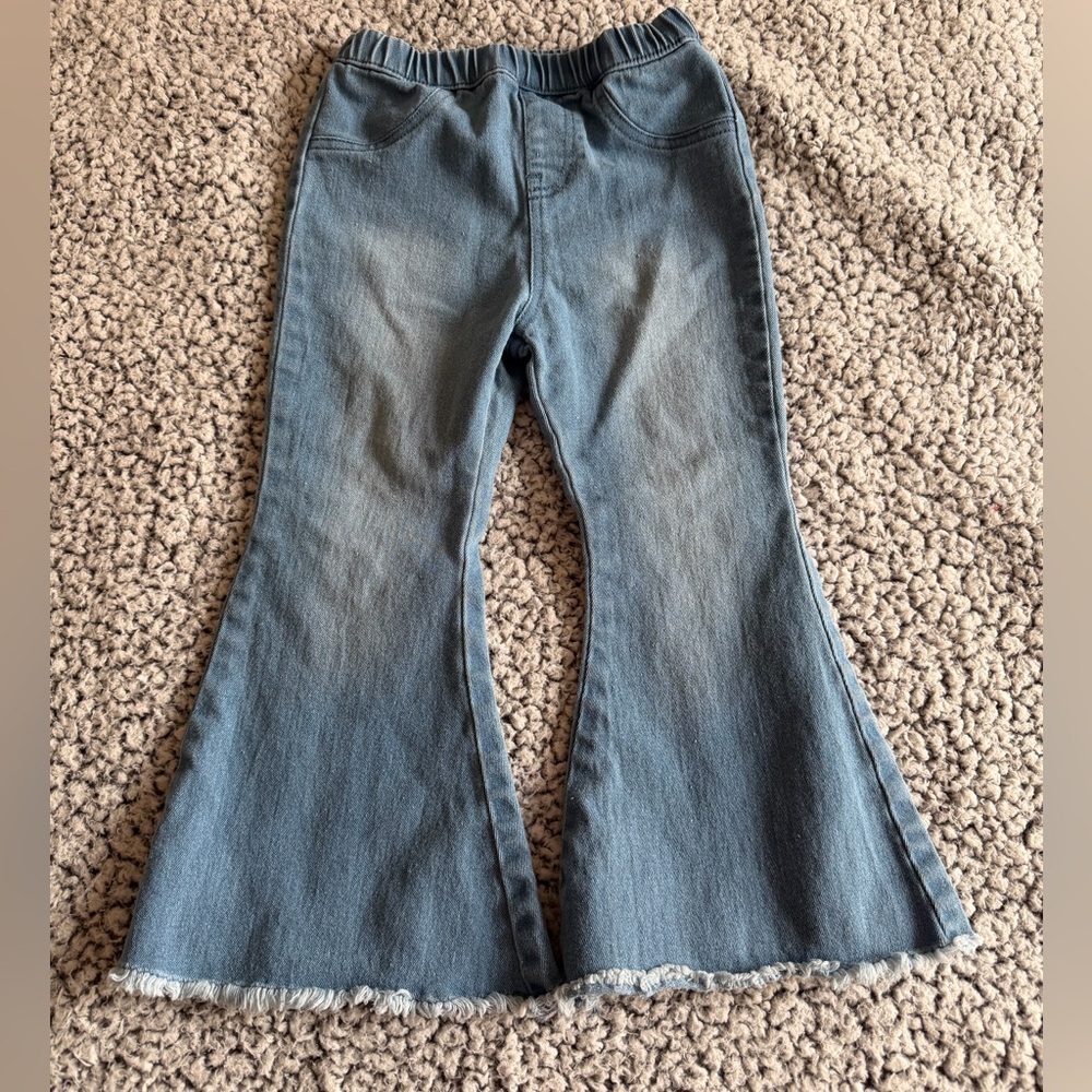 Bailey’s Blossoms Sophie denim bell bottoms
